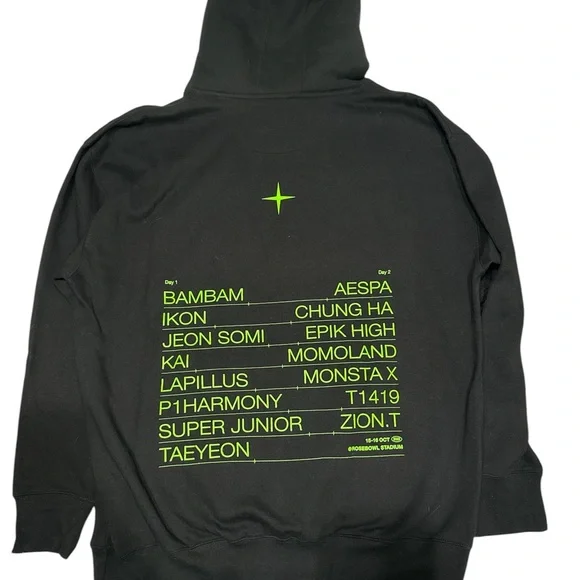 Kamp LosAngeles mens black hoodie sweater size medium black sweater for men. - Picture 2 of 3